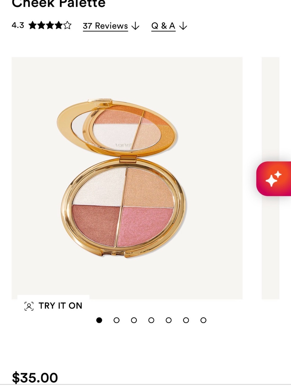 tarte tartelette in bloom - Highlight Palette for eyes & cheeks!